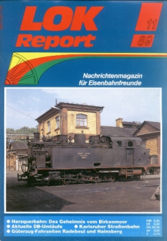 Zeitschrift · Lok Report · 11/1989