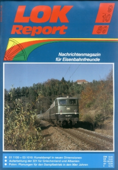 Zeitschrift · Lok Report · 9-10/1989
